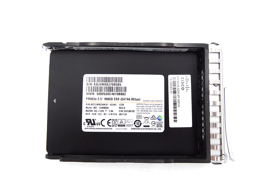 CISCO UCS-SD960G61X-EV UCS 960GB SSD 2.5 6G ENT VALUE SATA