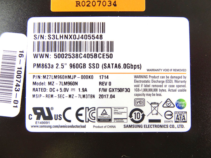 CISCO UCS-SD960GBKS4-EV 960GB 2.5 6G SSD