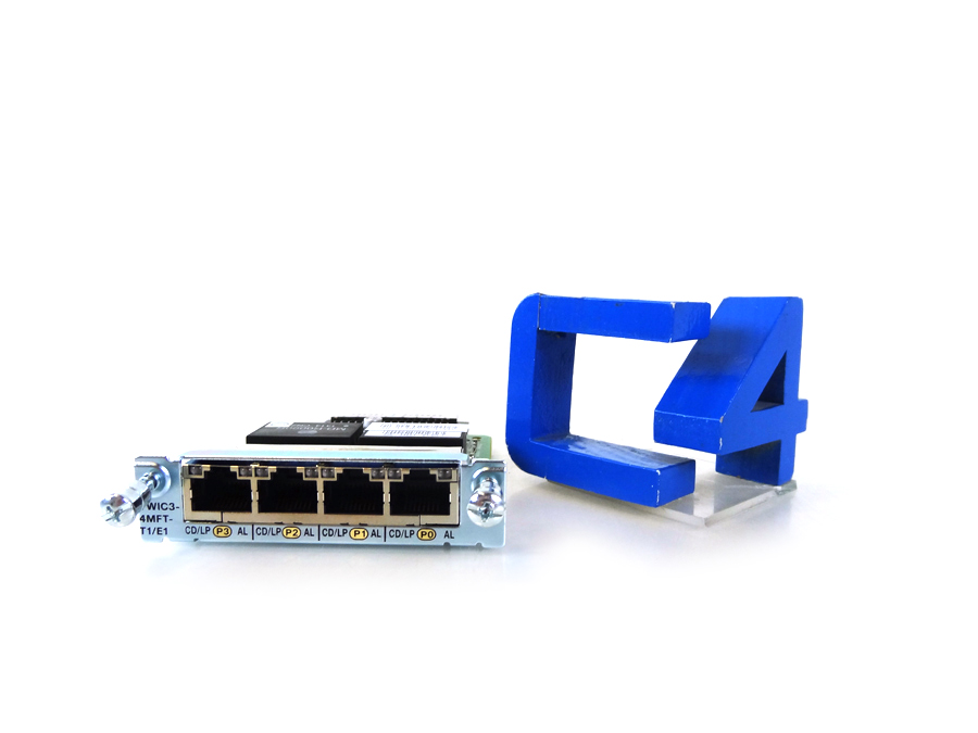 CISCO VWIC3-4MFT-T1/E1 4-PORT MULTIFLEX T1/E1 MODULE *New Open Box*