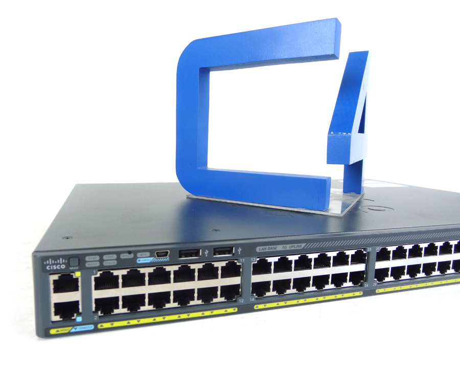 CISCO WS-C2960X-48TS-L 2960-X 48 GigE 4x1G LAN Base Switch