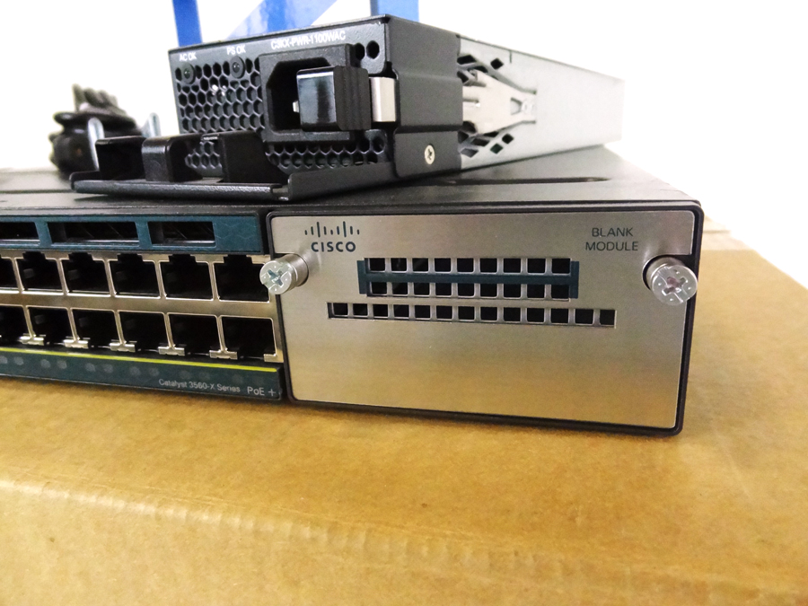 CISCO WS-C3560X-48PF-L Catalyst Gigabit Eth Switch 48P POE - 1x Power - 2x Fans