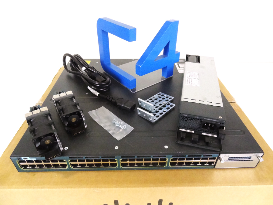 CISCO WS-C3560X-48PF-L Catalyst Gigabit Eth Switch 48P POE - 1x Power - 2x Fans