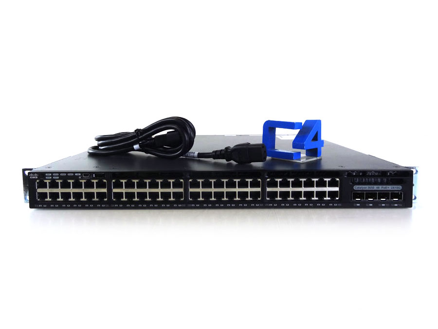 CISCO WS-C3650-48PD-S CATALYST 3650 48 PORT POE 2XE SWITCH