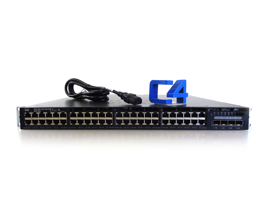 CISCO WS-C3650-48PS-L CATALYST 3650 48 PORT POE ETHERNET SWITCH