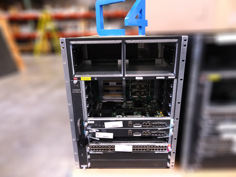 CISCO WS-C4510R+E CATALYST 4500E 10 SLOT CHASSIS