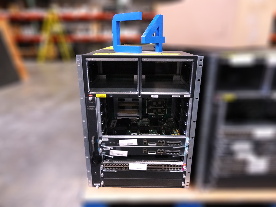 CISCO WS-C4510R+E CATALYST 4500E 10 SLOT CHASSIS
