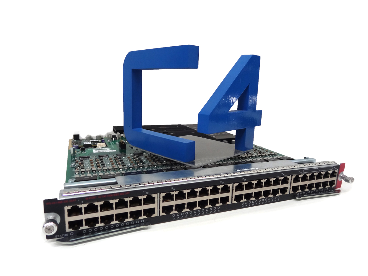 CISCO WS-X6148E-GE-45AT CAT6500 48-PORT POE+ READY