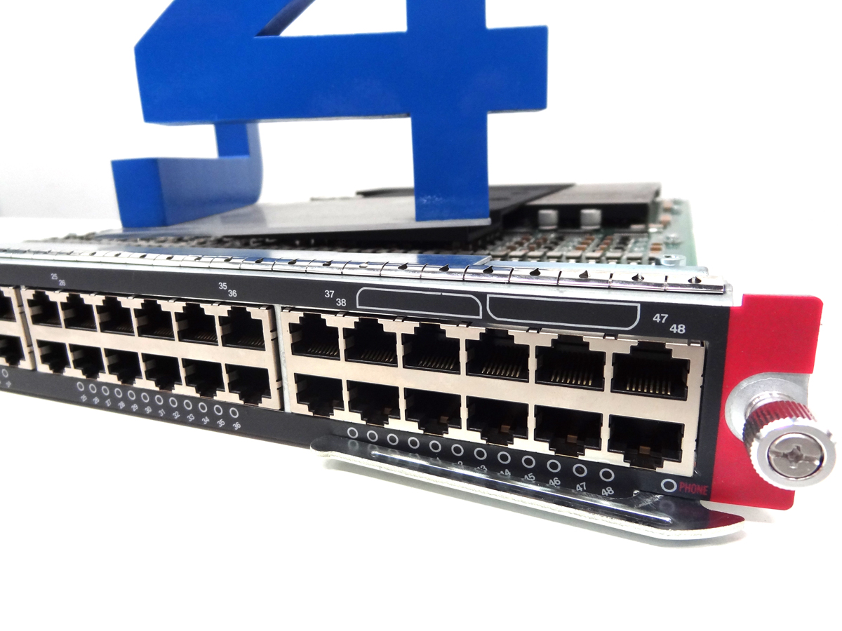 CISCO WS-X6148E-GE-45AT CAT6500 48-PORT POE+ READY