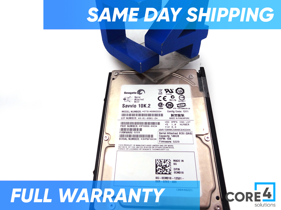 DELL CM318 146GB 10K 2.5 SAS HS HDD