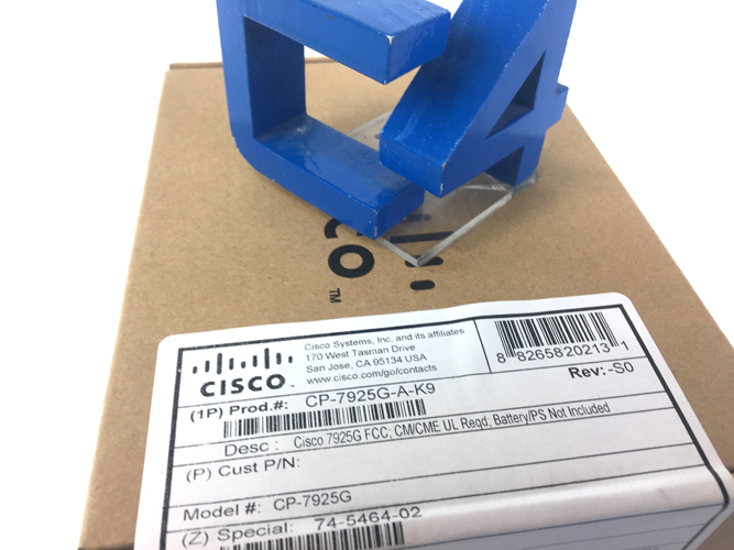 CISCO CP-7925G-A-K9 CISCO 7925G WIRELESS IP PHONE