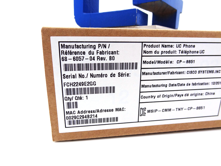 CISCO CP-8851-K9 UNIFIED IP PHONE 8851 *New Sealed*