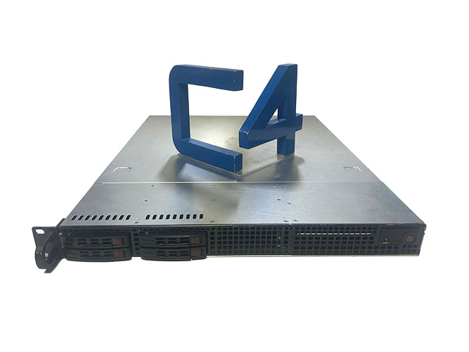 SUPERMICRO CSE-111 1U 4x 2.5 singel PSU chassis