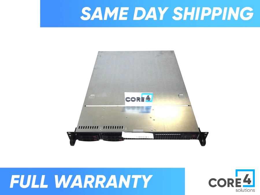 SUPERMICRO CSE-111 X11SSL-F 4x2.5 SINGLE PSU X11SSL-F RACKMOUNT SERVER