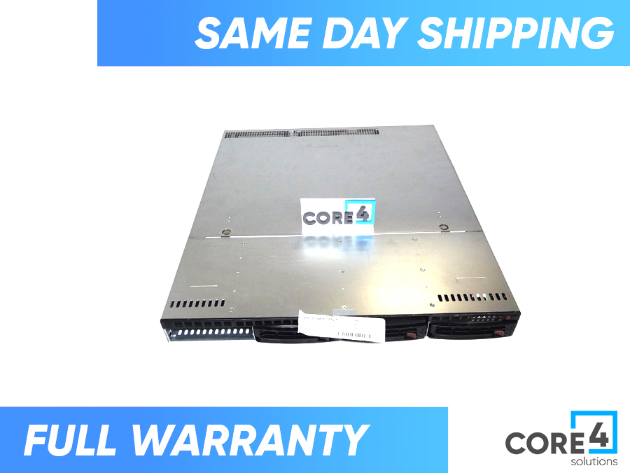 SUPERMICRO CSE-813M X11SSL-F 4x3.5 DUAL PSU X11SSL-F RACKMOUNT SERVER