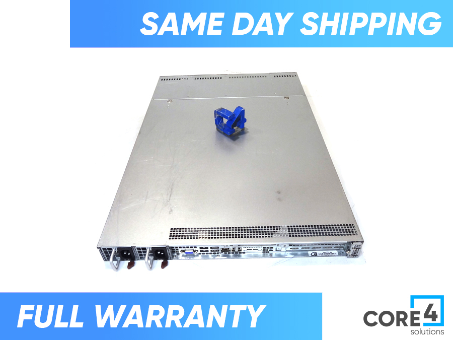 SUPERMICRO CSE-815 X10DRW-IT 1U 4x 3.5IN x10 DUAL PSU RACKMOUNT SERVER