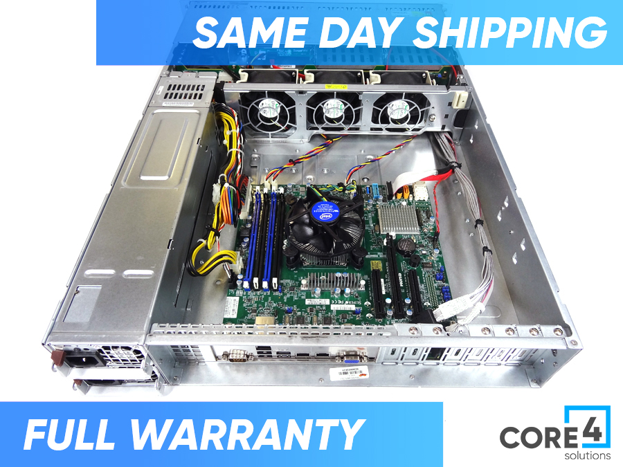 SUPERMICRO CSE-825 X11SSL-F 2U 8X 3.5 1X E3-1200 V5/V6 SERVER