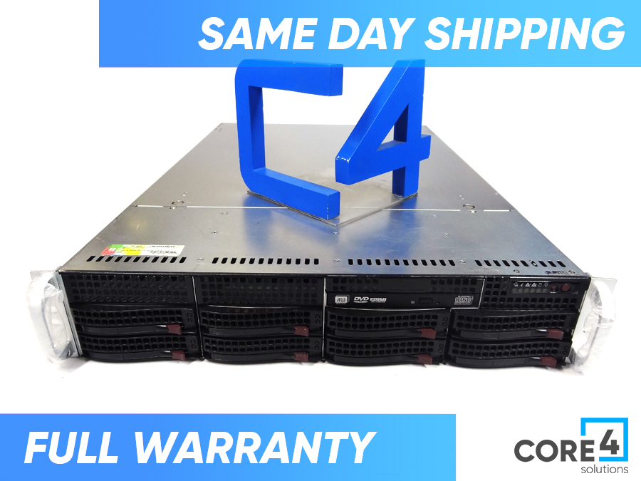 SUPERMICRO CSE-825 X11SSL-F 2U 8X 3.5 1X E3-1200 V5/V6 SERVER