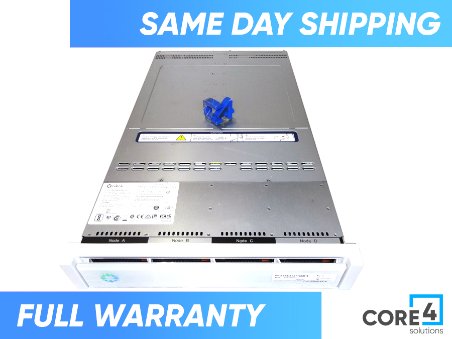 RUBRIK CSE-827B 4X X10DRT-B+ 2U 4x X10DRT-B+ 4x S3008L-L8E 12x3.5" System