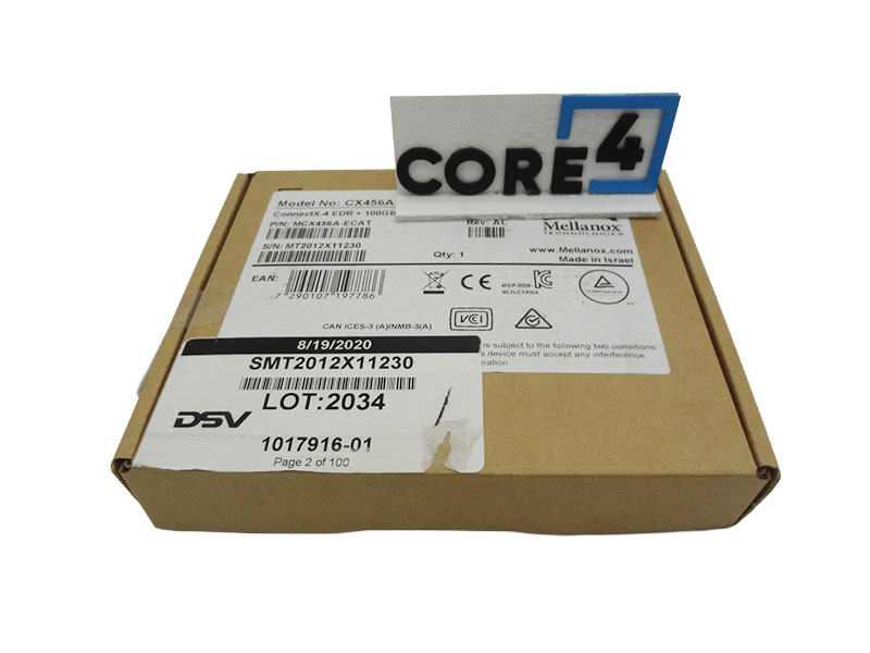 HP CX456A HPE CONNECTX-4 EDR + 100GBE DUAL-PD