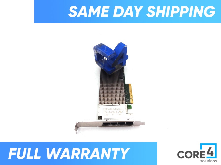DELL 08XJ7 Intel X710-T4 10GB Quad Port RJ-45 Low Profile Network