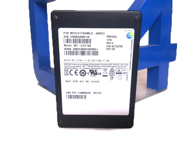 EMC MZILS7T6HMLS-000C3 SAMSUNG 7.68TB PM1633a 2.5 12GBPS SAS SSD