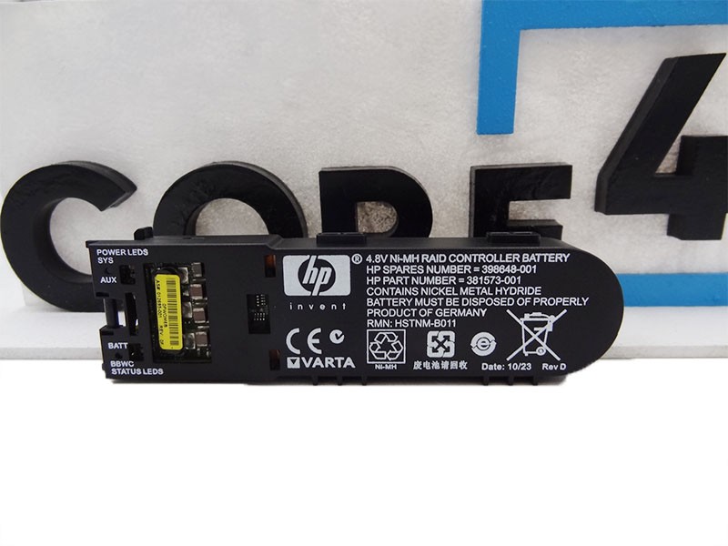 HP 398648-001 BATTERY 4.8V NI-MH P400P600