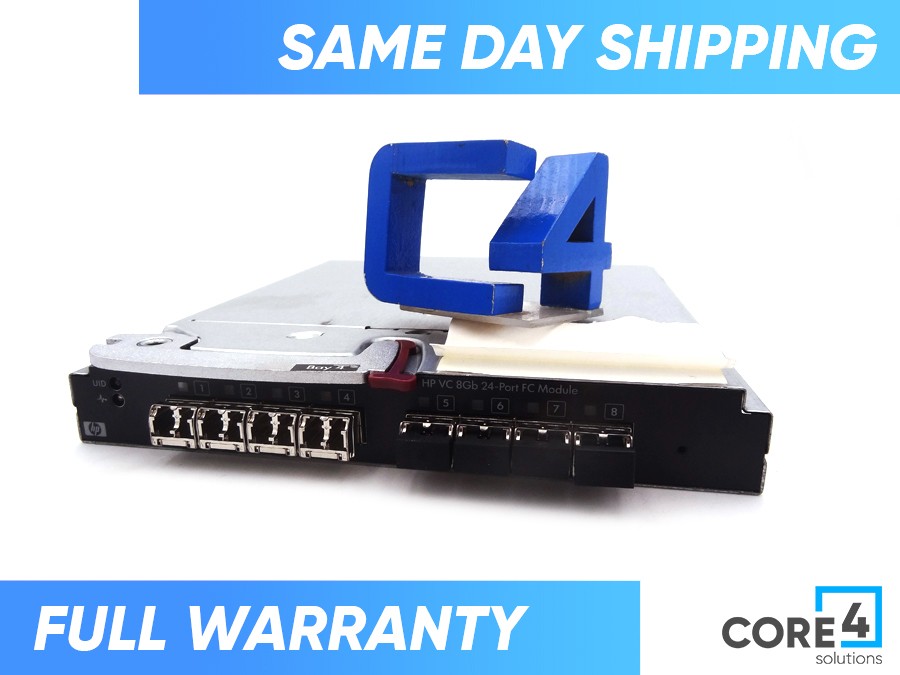 HP 466482-B21 VC 8GB 24-PORT FC MODULE - 466484-001 , 466484-002, 466539-001, 708063-001, 854563-001