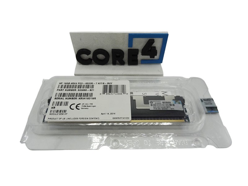 HP 500666-B21 16GB 4RX4 PC3-8500R-7 KIT