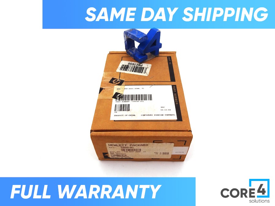 HP 536649-001 80MM FAN ASSEMBLY FOR PROLIANT H1000 G6 DL170H G6 SL170H G6 - 510942-001