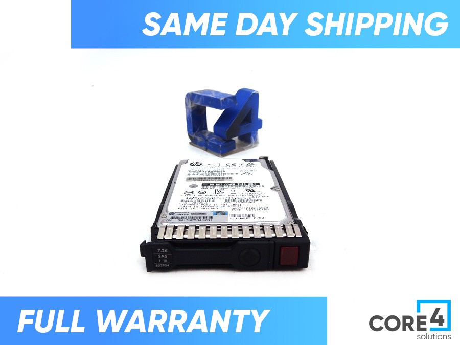 HP 653954-001 1TB 6G SAS 7.2K 2.5IN SC MD - 652749-B21, 652747-002 