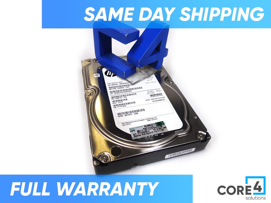 HP 657737-001 3TB 3G 3.5 7.2K SATA HDD - 628059-B21, 657736-001 