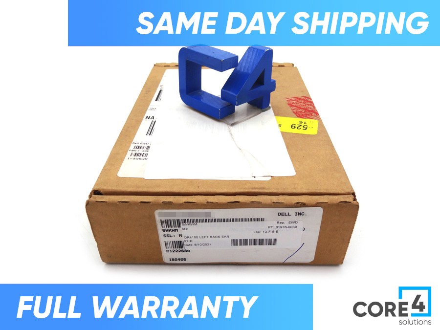 DELL 6WKWM DR4100 LEFT RACK EAR *New Bulk*