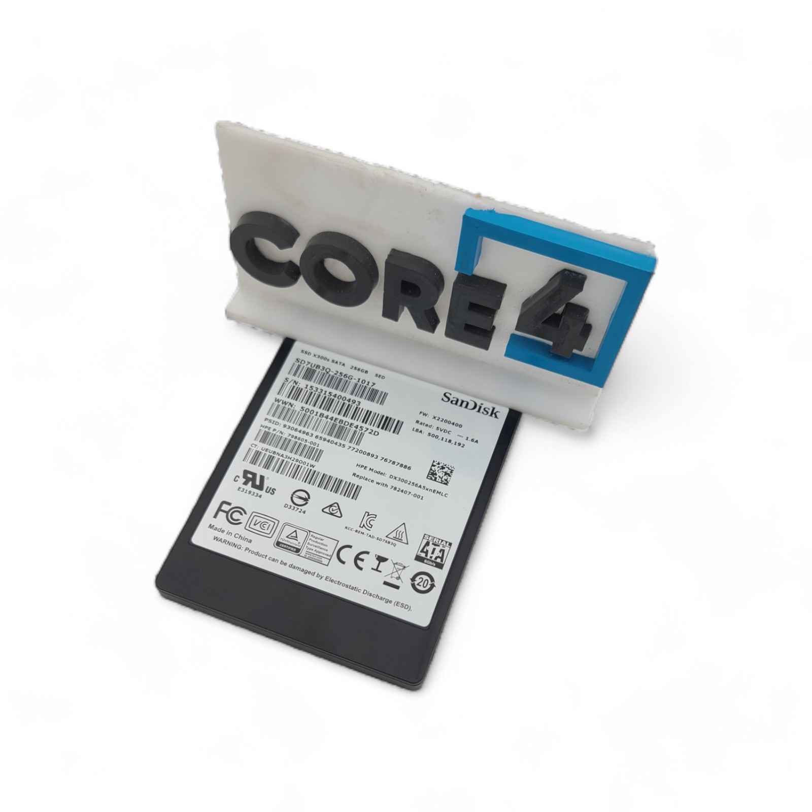 HP 782407-001 HP 3PAR 20000 256GB 2.5 SATA SSD