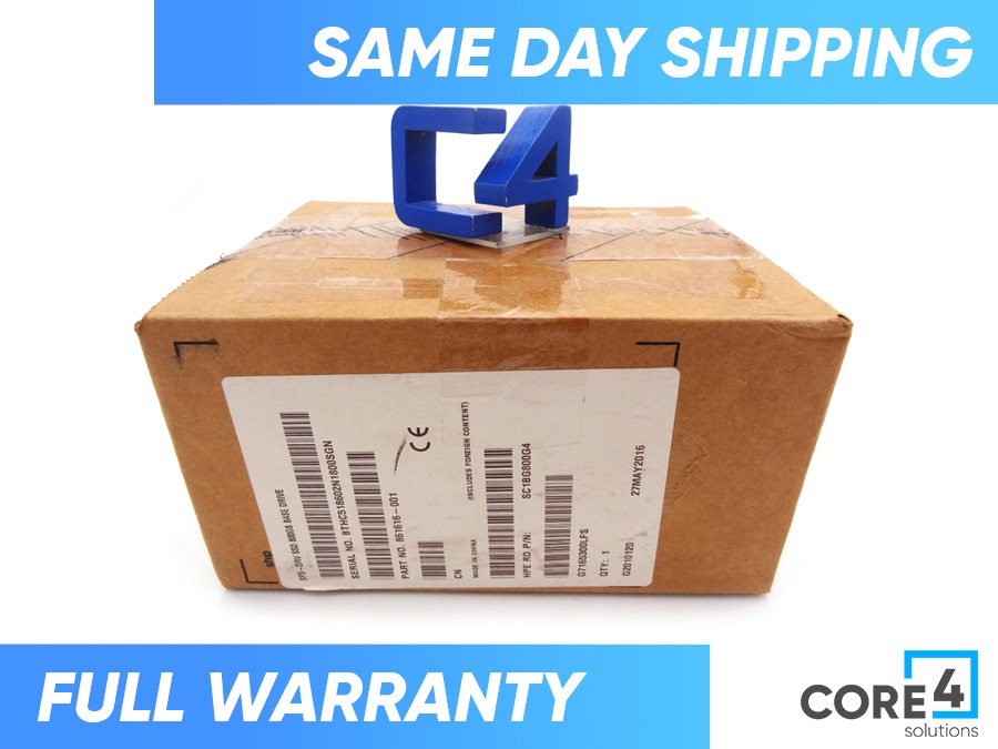 HP 861616-001 1.6TB 12G 2.5 SAS MLC *New Sealed*