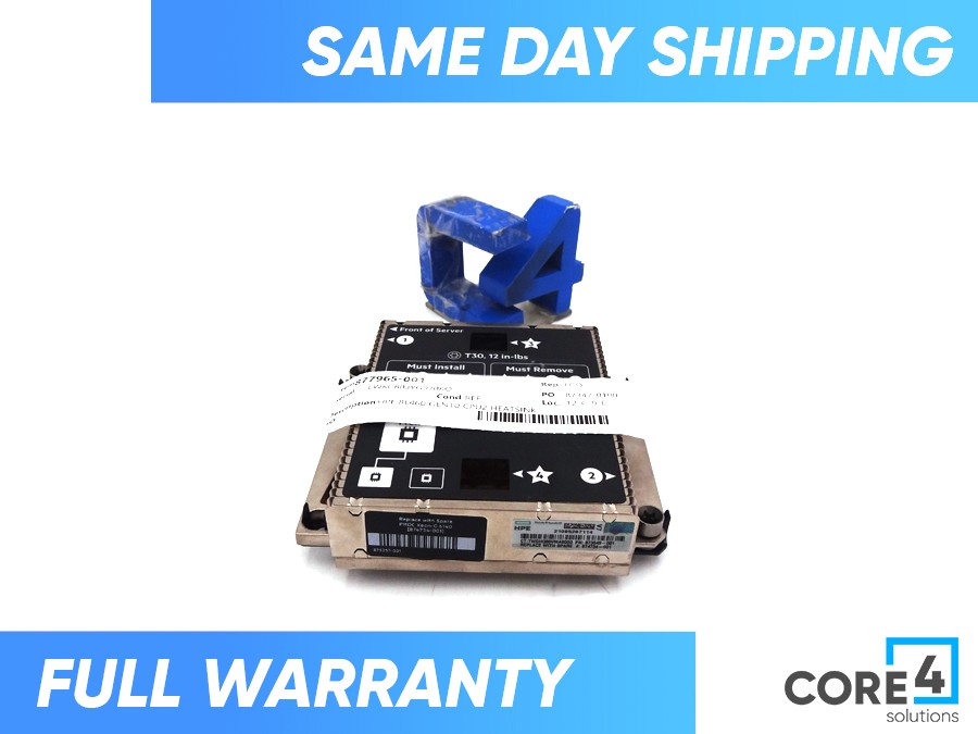 HP 877965-001 BL460 GEN10 CPU1 HEATSINK