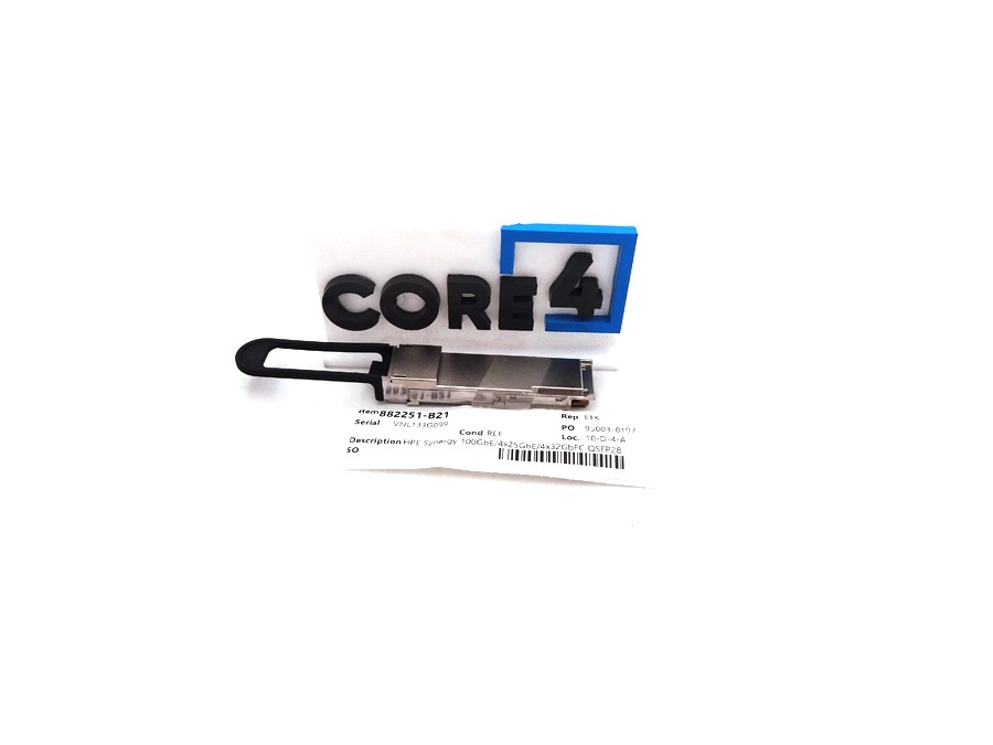 HP 882251-B21 HPE Synergy 100GbE4x25GbE4x32GbFC QSFP28 Transceiver