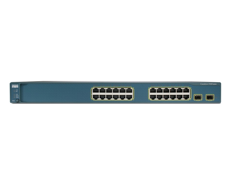 CISCO WS-C3560V2-24TS-S Catalyst 3560V2 24 10100 + 2 SFP +