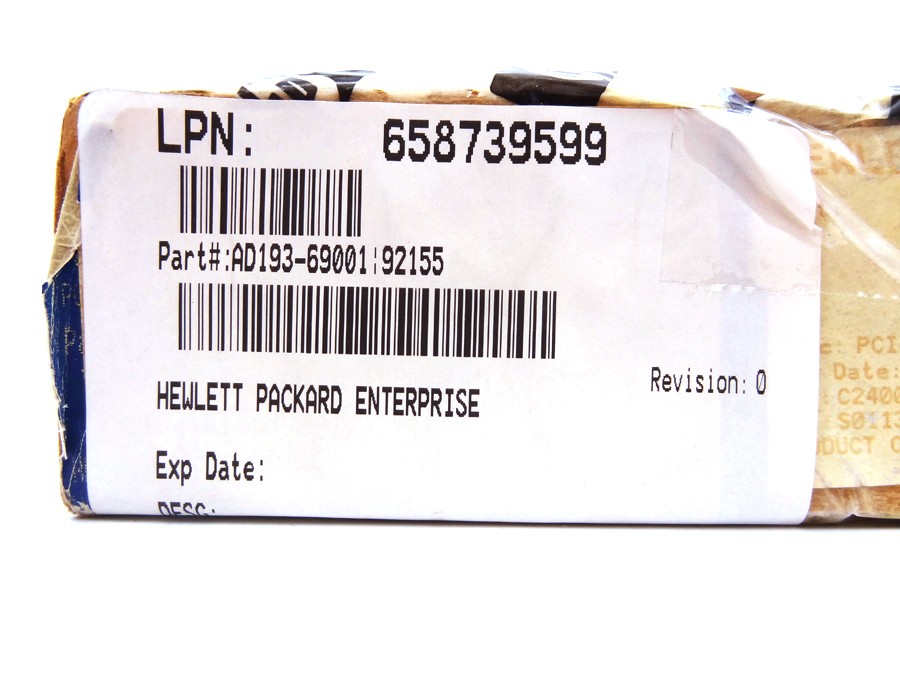 HP AD193-69001 4GB PCI-X single-port FC 1000 Base-T HBA *New Bulk* - AD193A, AD193-69101