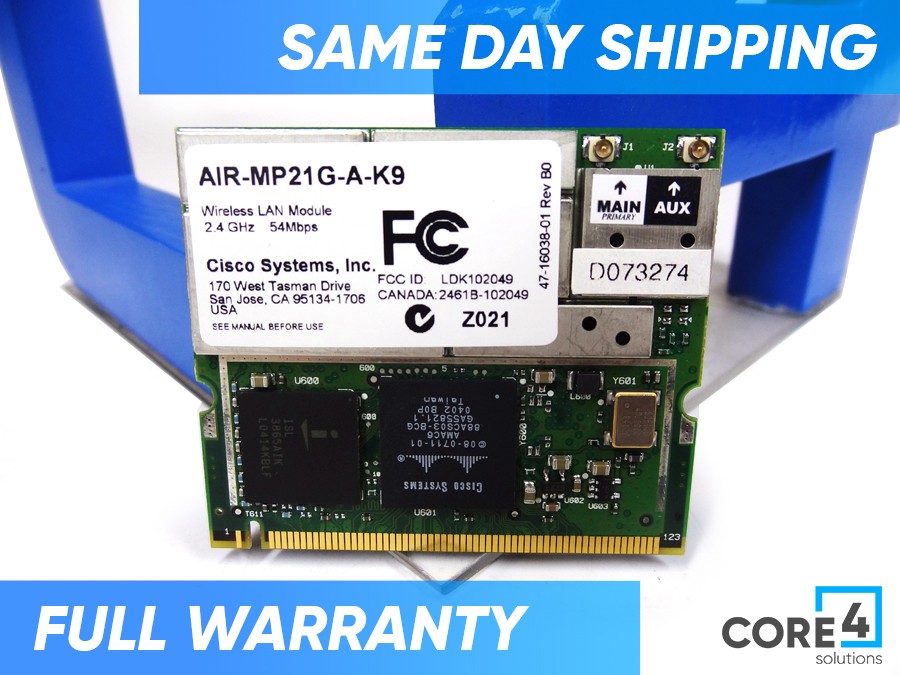 CISCO AIR-MP21G-A-K9 802.11G CONFIGURABLE RADIO MODULE 
