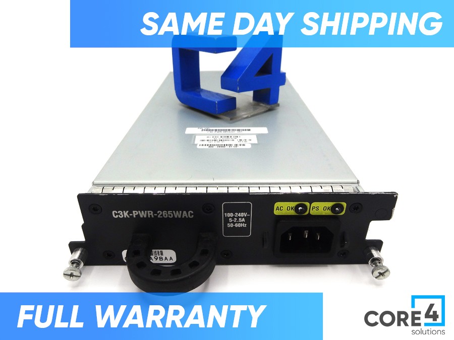 Cisco C3K-PWR-265WAC Power Supply 265 Watt Ac