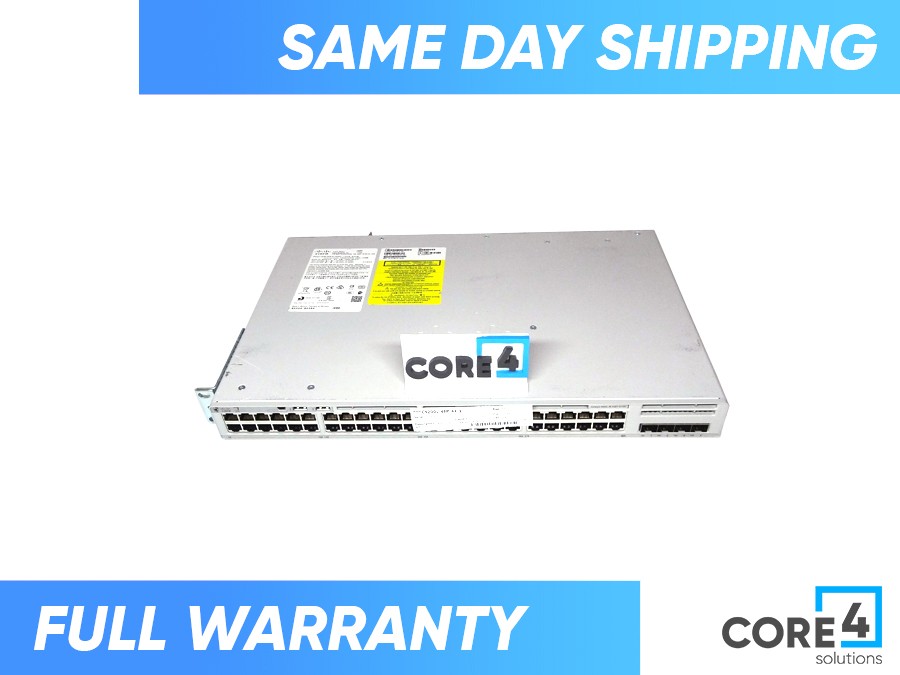 CISCO C9200L-48P-4X-E Catalyst 9200L 48-port PoE+, 4 x 10G, Network Essentials