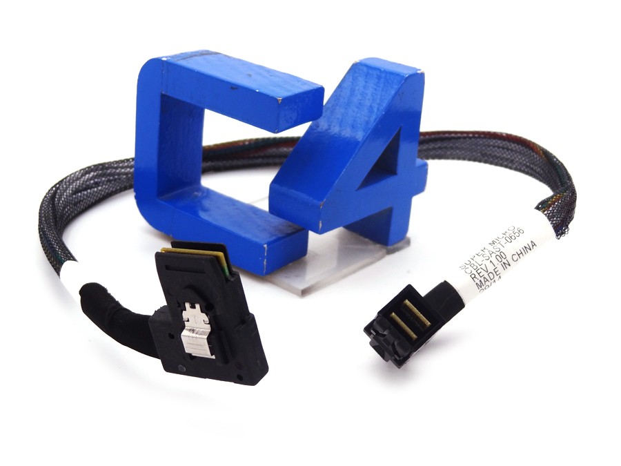 SUPERMICRO CBL-SAST-0656 INTERNAL MINISAS HD TO RA MINISAS CABLE 