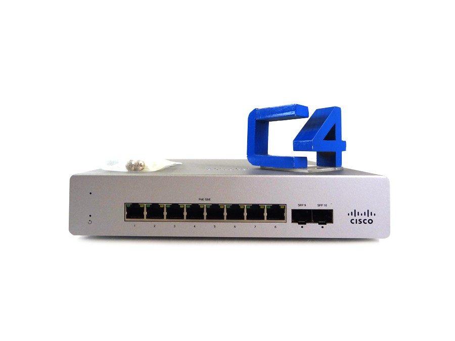 CISCO MS120-8FP-HW MERAKI 8PORT GIGE 124W POE SWITCH