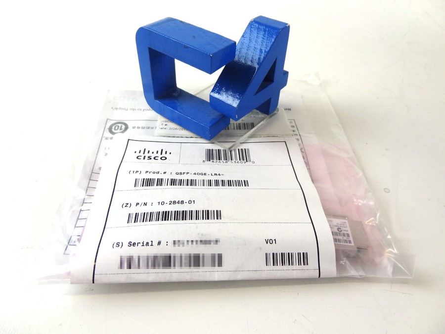 CISCO QSFP-40GE-LR4 QSFP+ 40GBASE-LR4 1310nm SMF LC - *NEW SEALED* GENUINE CISCO