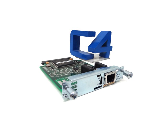 Cisco VWIC-1MFT-T1 Single-port RJ-48 Multiflex Trunk-T1 Voice/WAN Interface Card - 1 x T1/FT1