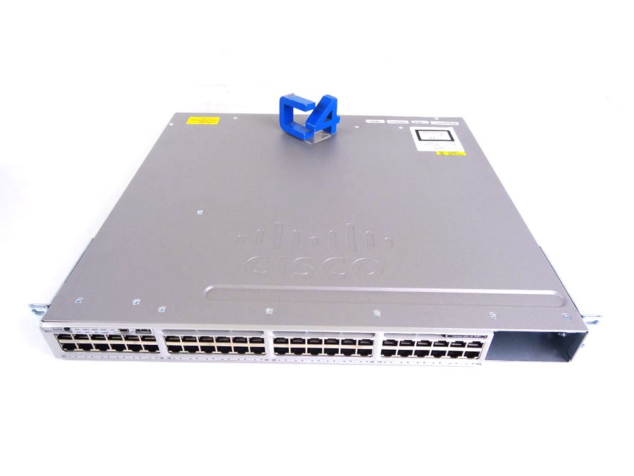 CISCO WS-C3850-48F-S CAT 3850 48PORT FULL POE IP BASE SWITCH 