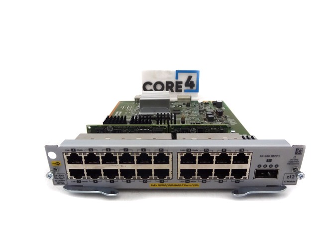 HP J9992A HP 20P POE+  1P 40GBE QSFP+ V3 ZL
