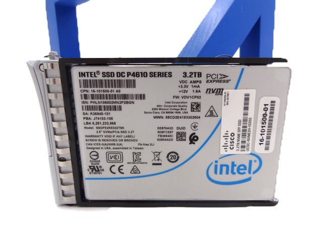 CISCO UCSC-NVME2H-I3200 UCSC-NVME2H-I3200  Cisco 2.5 U.2 3.2TB