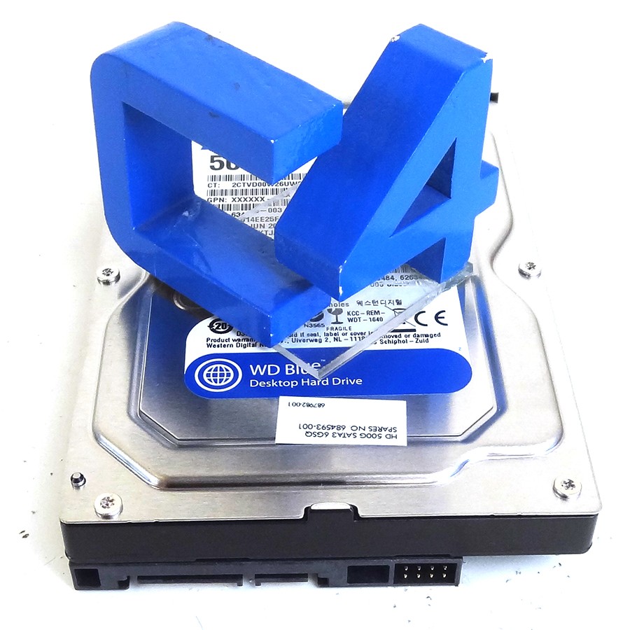 HP 684593-001 500GB 7200RPM SERIAL ATA-6G 3.5INCH INTERNAL HARD DRIVE WITH TRAY