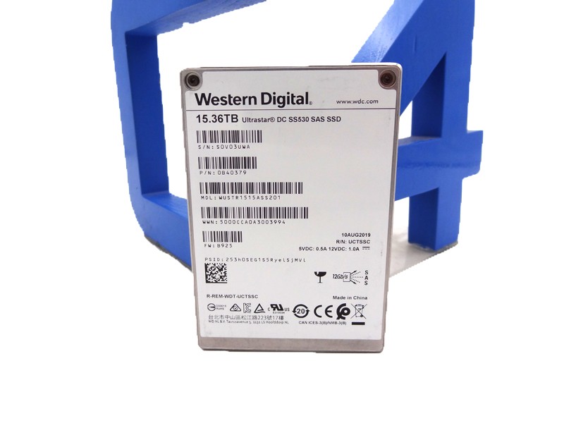 WD WUSTR1515ASS201 15.36TB SAS 12GBPS 2.5 DC SS530 SSD